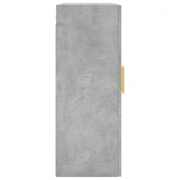 Armoire murale gris béton 69,5x34x90 cm