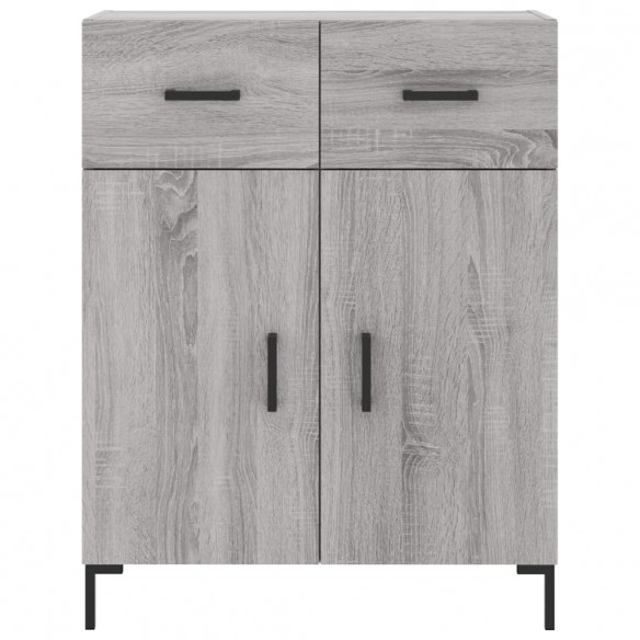 Buffet sonoma gris 69,5x34x90 cm bois d'ingénierie