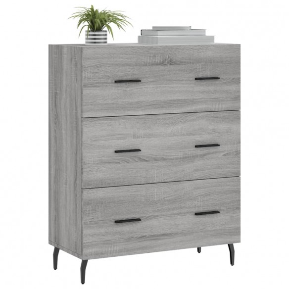 Buffet sonoma gris 69,5x34x90 cm bois d'ingénierie