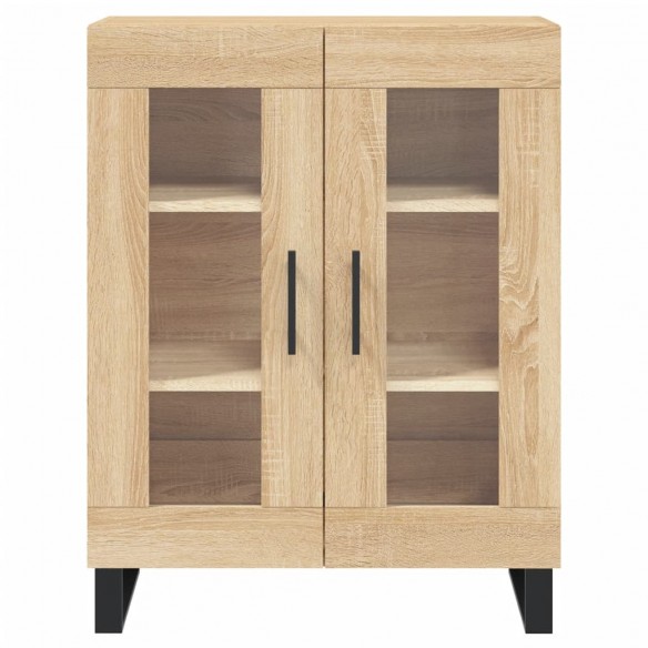 Buffet chêne sonoma 69,5x34x90 cm bois d'ingénierie