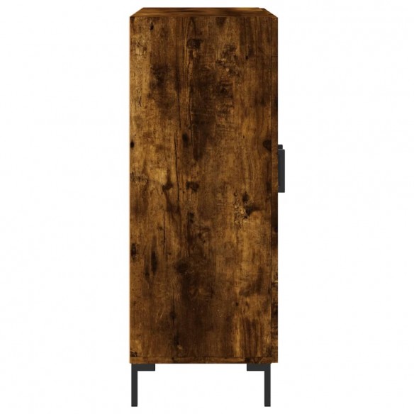 Buffet chêne fumé 69,5x34x90 cm bois d'ingénierie