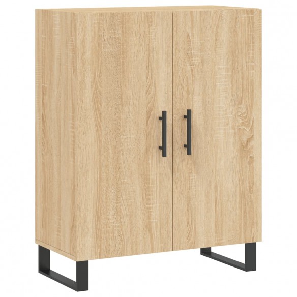 Buffet chêne sonoma 69,5x34x90 cm bois d'ingénierie