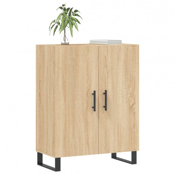 Buffet chêne sonoma 69,5x34x90 cm bois d'ingénierie