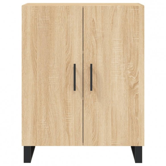 Buffet chêne sonoma 69,5x34x90 cm bois d'ingénierie