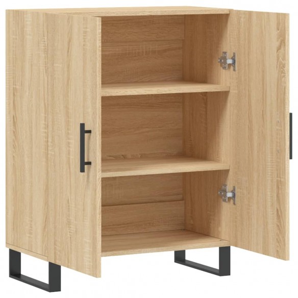 Buffet chêne sonoma 69,5x34x90 cm bois d'ingénierie