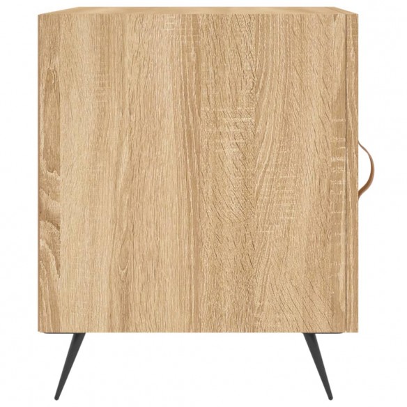 Table de chevet chêne sonoma 40x40x50 cm bois d’ingénierie