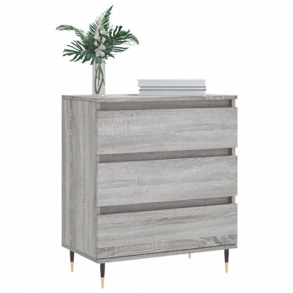 Buffet Sonoma gris 60x35x70 cm Bois d'ingénierie