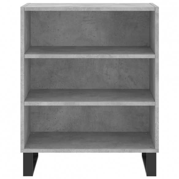 Buffet gris béton 57x35x70 cm bois d'ingénierie