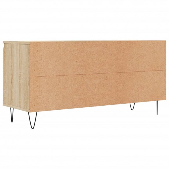 Meuble TV chêne sonoma 104x35x50 cm bois d'ingénierie