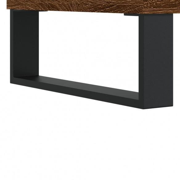 Table de chevet chêne marron 40x30x50 cm bois d'ingénierie