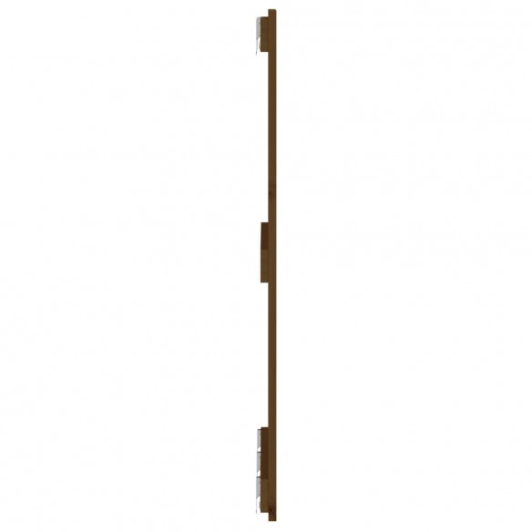 Tête de lit murale Marron miel 166x3x90 cm Bois massif de pin