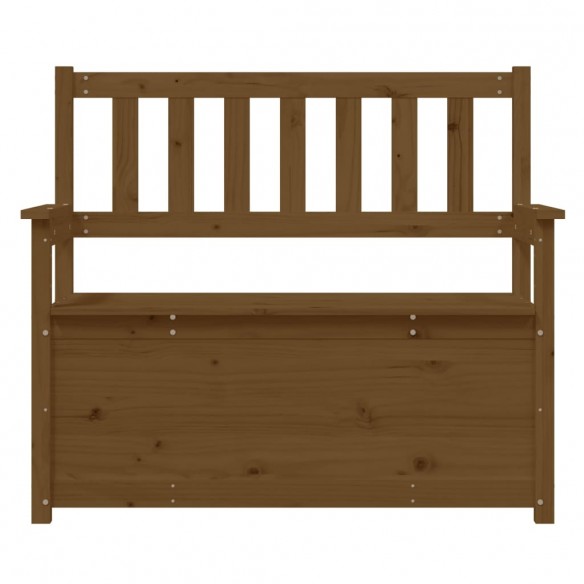 Banc Marron miel 112,5x51,5x96,5 cm Bois de pin massif