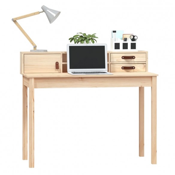 Bureau 110x50x93 cm Bois massif de pin