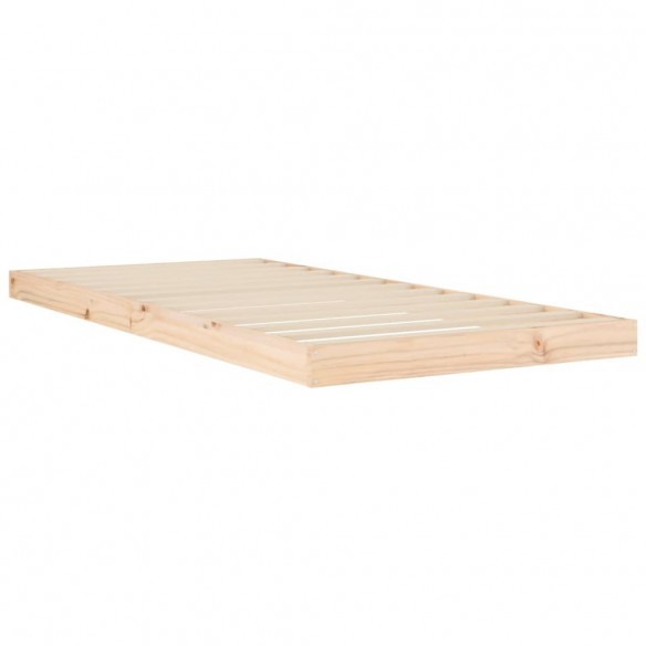 Cadre de lit 90x200 cm Bois de pin massif