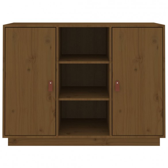 Buffet Marron miel 100x40x75 cm Bois massif de pin