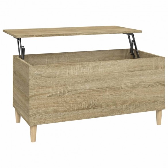 Table basse Chêne sonoma 90x44,5x45 cm Bois d'ingénierie