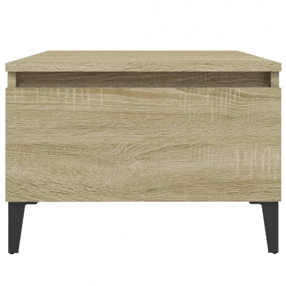 Table d'appoint Chêne sonoma 50x46x35 cm Bois d'ingénierie