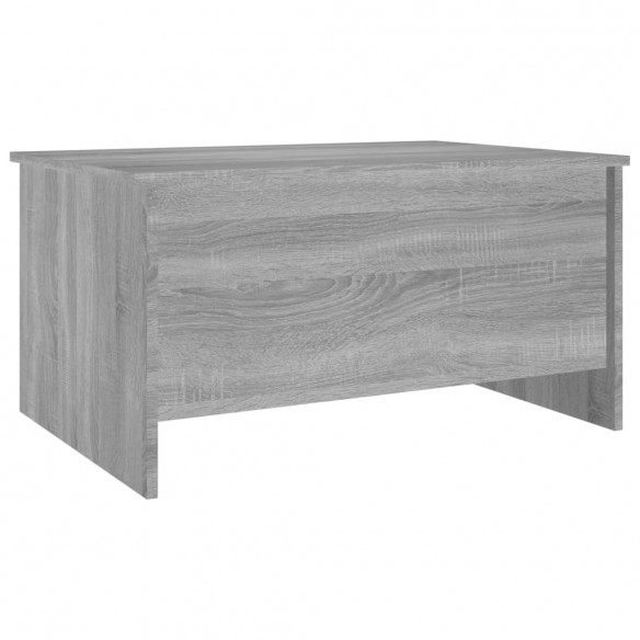 Table basse Sonoma gris 80x55,5x41,5 cm Bois d'ingénierie