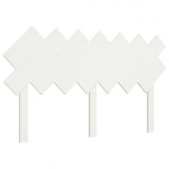 Tête de lit Blanc 151,5x3x81 cm Bois massif de pin