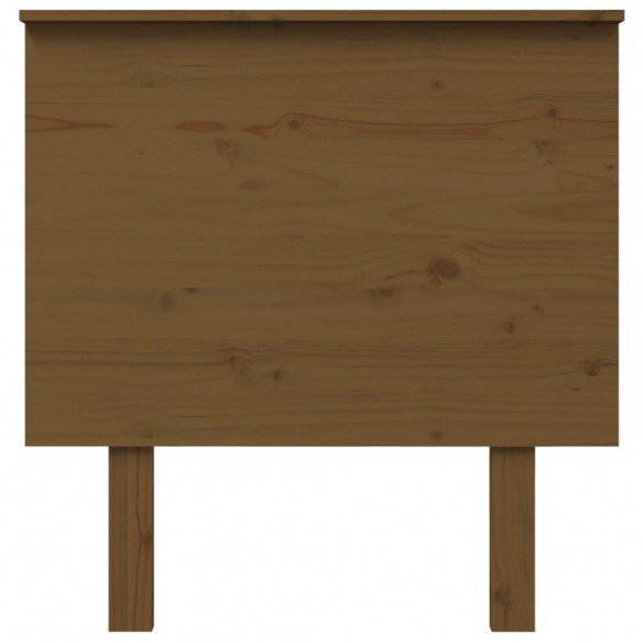 Tête de lit Marron miel 79x6x82,5 cm Bois massif de pin