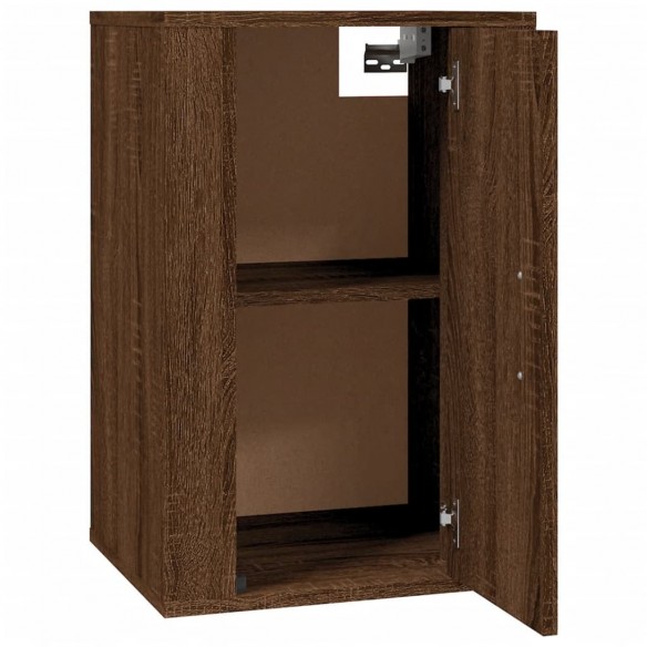 Meubles TV muraux 2 pcs Chêne marron 40x34,5x60 cm