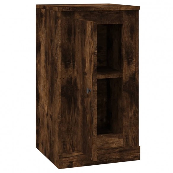 Buffet chêne fumé 37,5x35,5x67,5 cm bois d'ingénierie