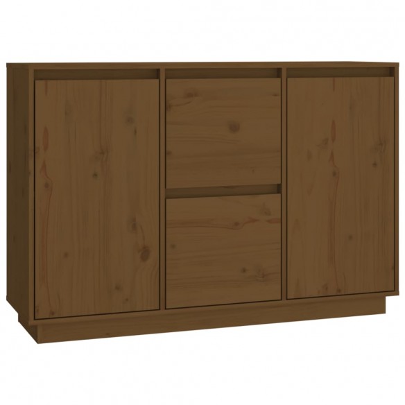 Buffet Marron miel 111x34x75 cm Bois massif de pin