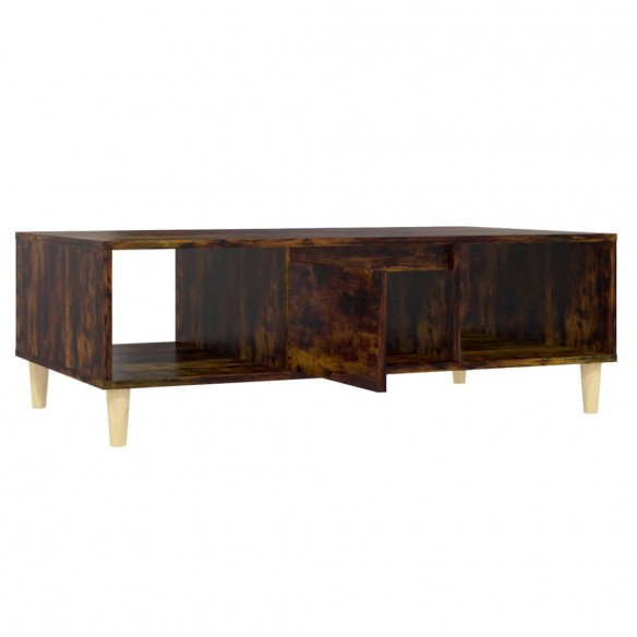 Table basse Chêne fumé 103,5x60x35 cm Aggloméré