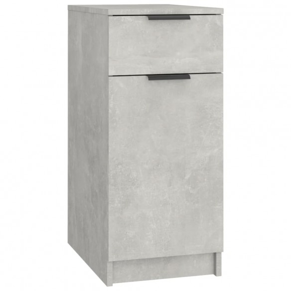 Armoire de bureau Gris béton 33,5x50x75 cm Bois d'ingénierie