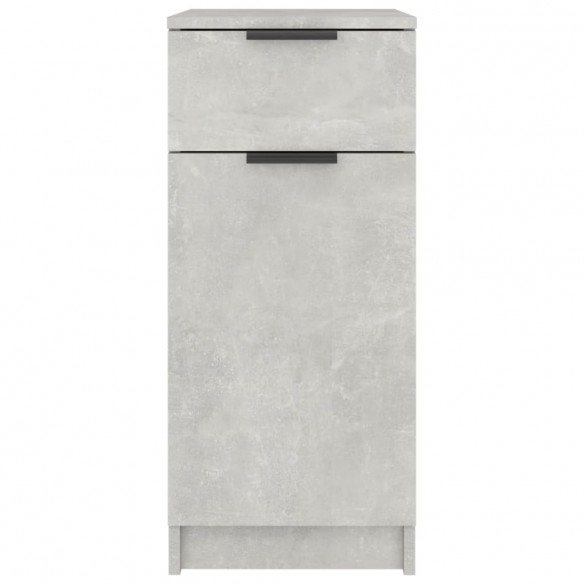 Armoire de bureau Gris béton 33,5x50x75 cm Bois d'ingénierie