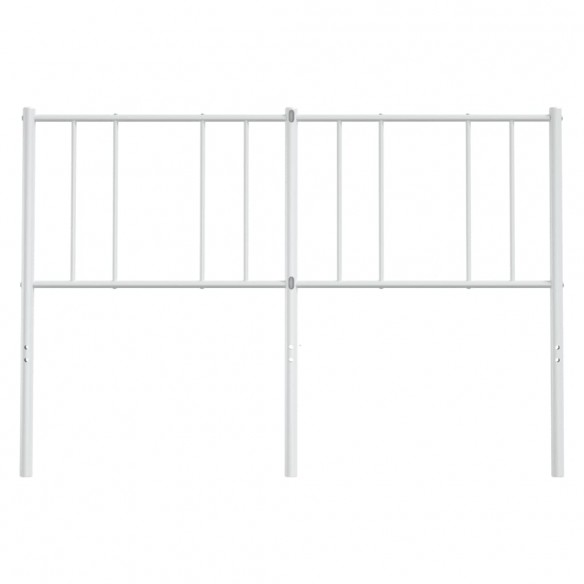 Tête de lit métal blanc 150 cm