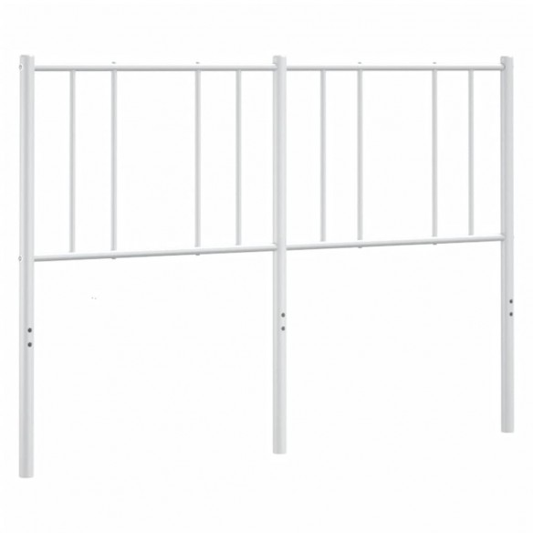 Tête de lit métal blanc 150 cm