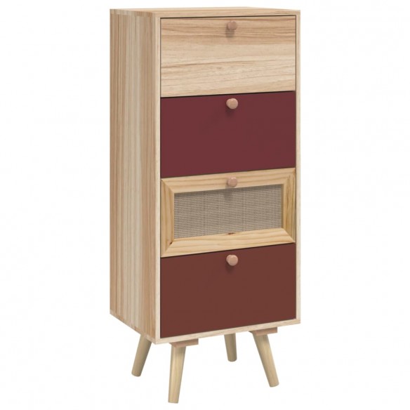 Buffet haut avec tiroirs 40x30x95 cm bois d'ingénierie