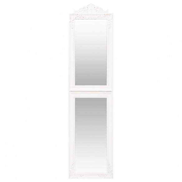 Miroir sur pied Blanc 40x160 cm