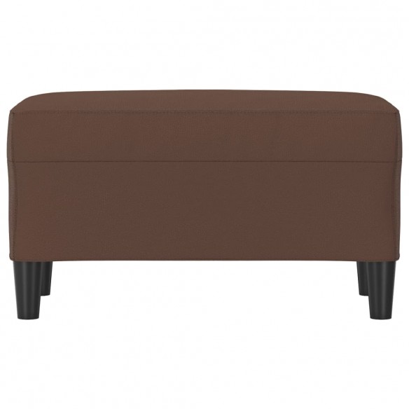 Banc Marron 70x35x41 cm Similicuir