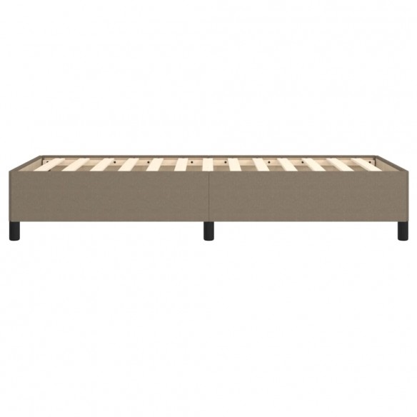 Cadre de lit Taupe 100x200 cm Tissu