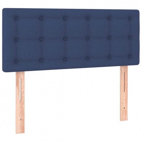 Tête de lit Bleu 80x5x78/88 cm Tissu