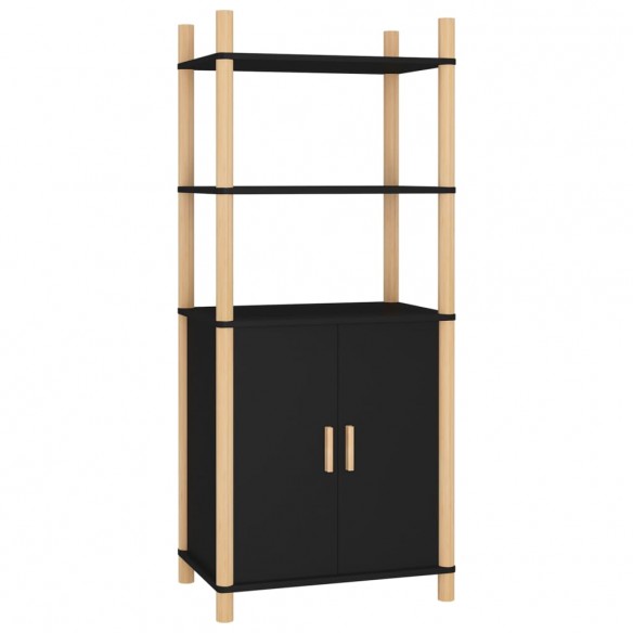 Buffet haut Noir 60x40x141 cm Bois d'ingénierie