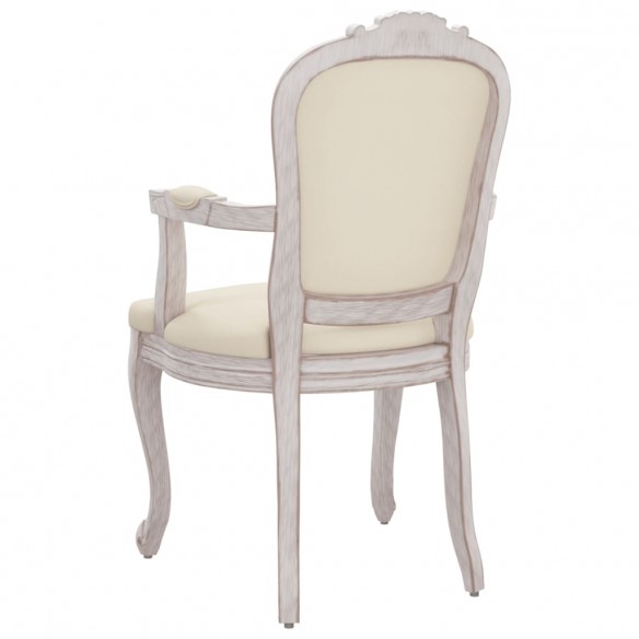 Chaises à manger 2 pcs beige 62x59,5x100,5 cm lin