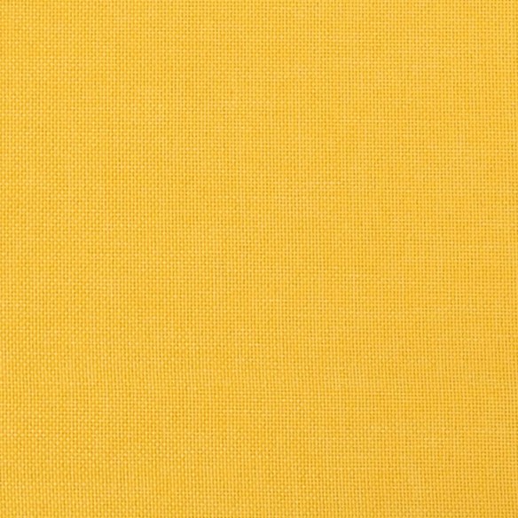 Repose-pied Jaune moutarde 60x60x36 cm Tissu