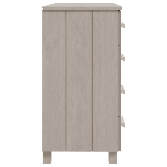 Buffet HAMAR Blanc 79x40x80 cm Bois massif de pin