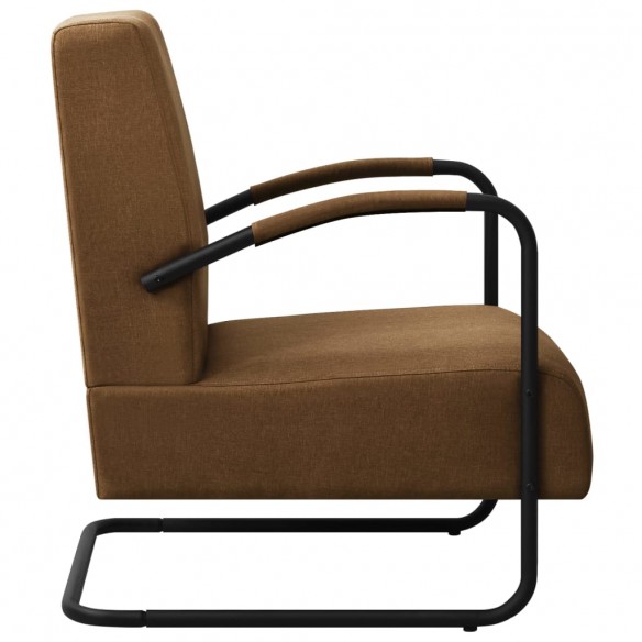 Fauteuil Marron Tissu