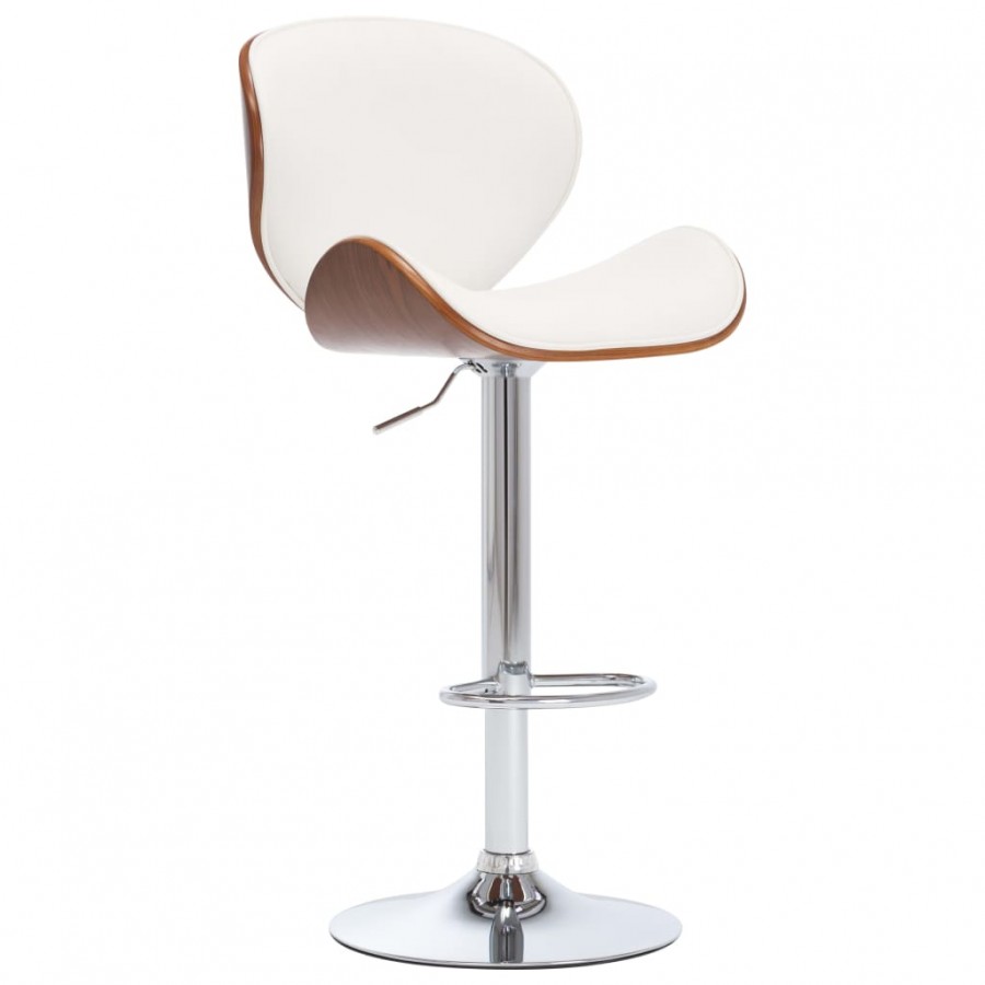 Tabouret de bar Blanc Similicuir