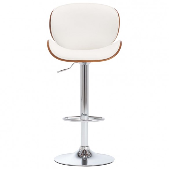 Tabouret de bar Blanc Similicuir