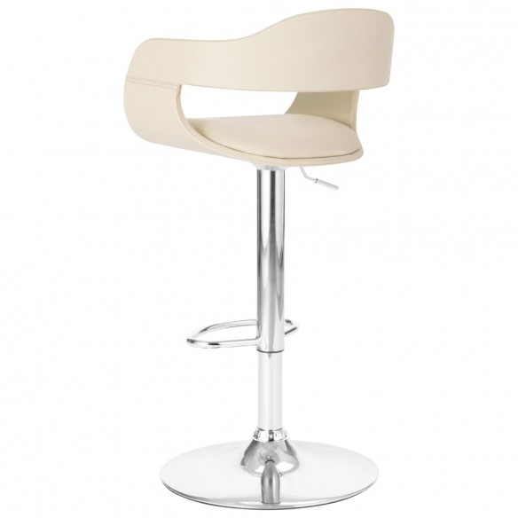 Tabouret de bar Blanc Similicuir