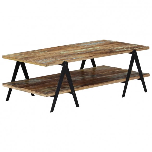 Table basse 115x60x40 cm Bois de récupération massif