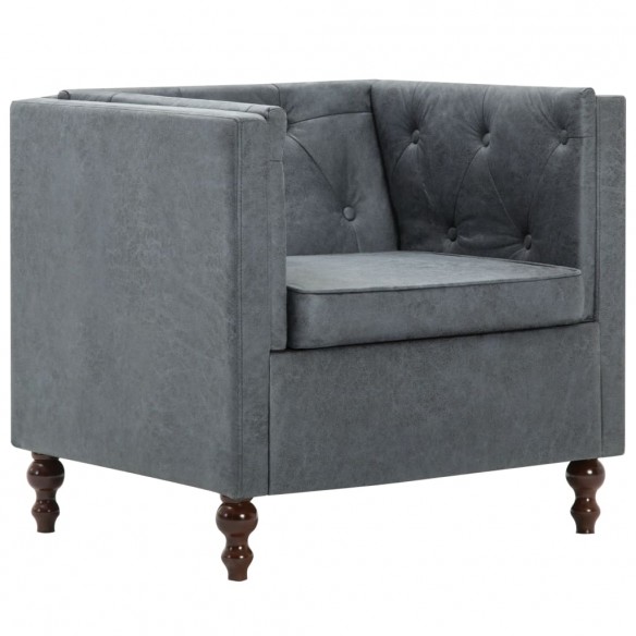 Fauteuil Gris Tissu