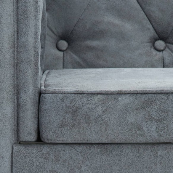 Fauteuil Gris Tissu