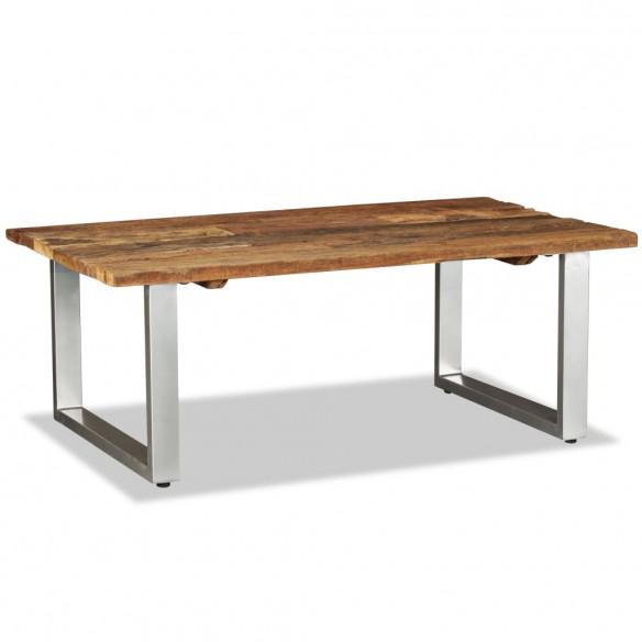 Table basse Bois de récupération massif 100 x 60 x 38 cm