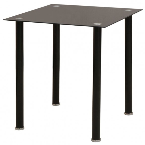 Ensemble table et chaise de salle à manger 5 pièces noir